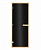 ДС  Бронза BLACK 190х70 (8мм, 3 петли 716 CR) (ОСИНА)