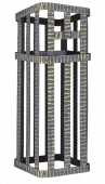 Сетка на трубу (250х250х500) Гефест ЗК  18/25/30, Гром 30 под шибер